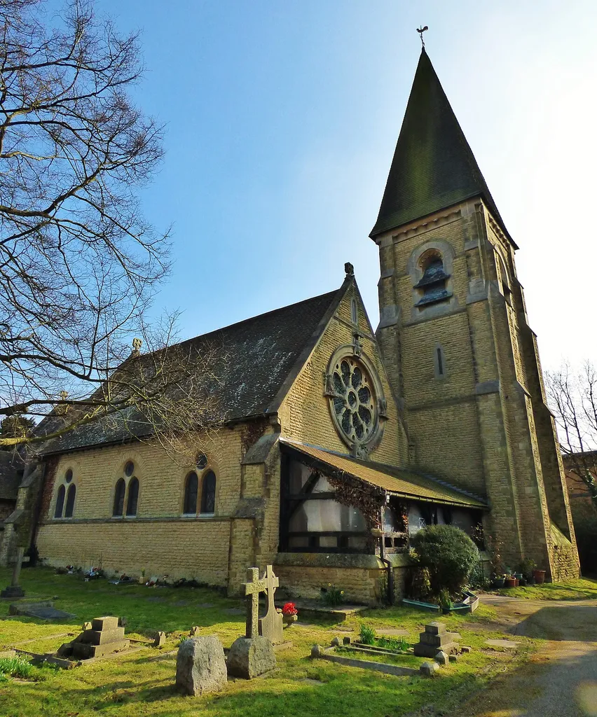 This church is now used by Seventh-day Adventists. It must be one of the oddest parish churches in England as it is about 100 metres from the runway at Gatwick Airport.