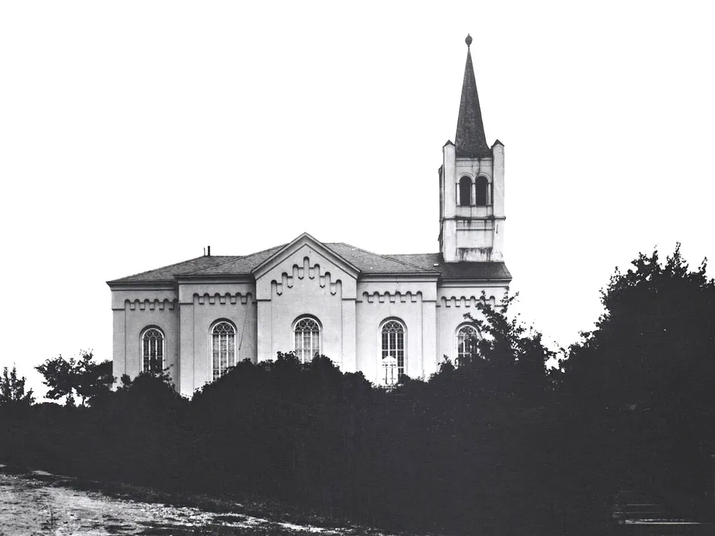 Evangelical church in Jirkov, Chomutov District.