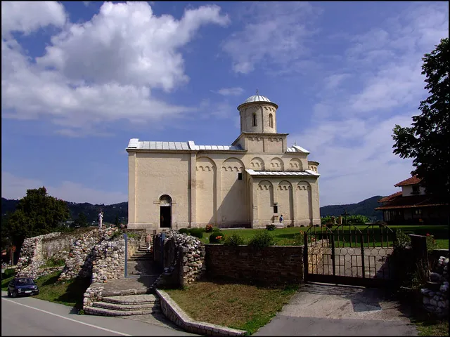 An Orthodox church in Arilje, Serbia/Une église orthodoxe à Arilje, une des villes principales de Serbie