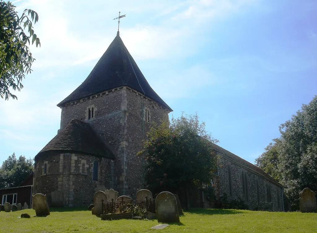 St Michael and All Angels Church, Church Hill, Newhaven, District of Lewes, East Sussex, England. Newhaven's parish church has Norman origins, although it was restored in the Victorian era. Listed by English Heritage at Grade II* (IoE Code 374196)