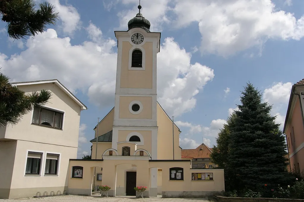 Die Pfarrkirche in Bernhardsthal