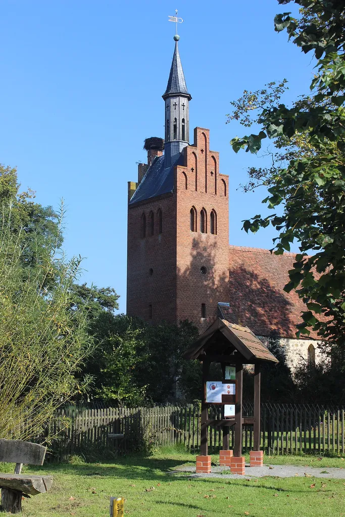Eine schöne alte Backsteinkirche -leider war sie geschlossen
