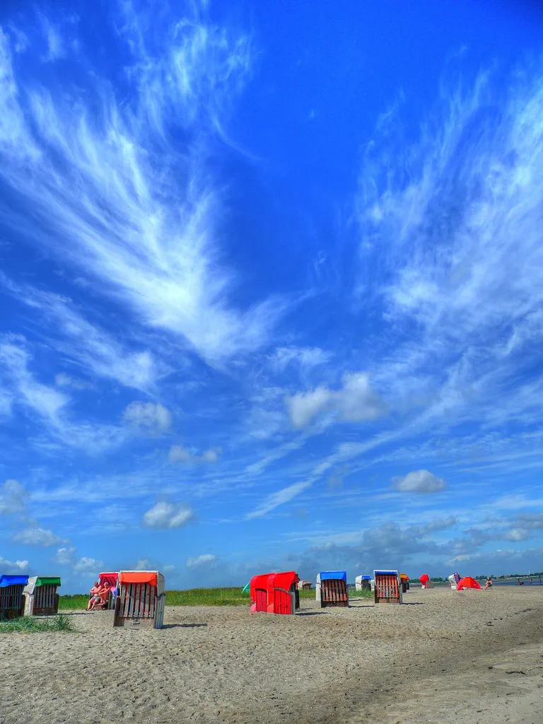 Am Strand von Hooksiel