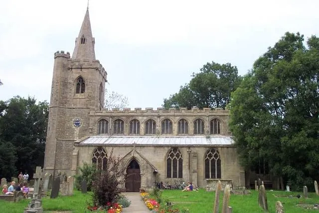 Parish church of SS Peter and Paul, Wigtoft, Lincolnshire, seen from the south