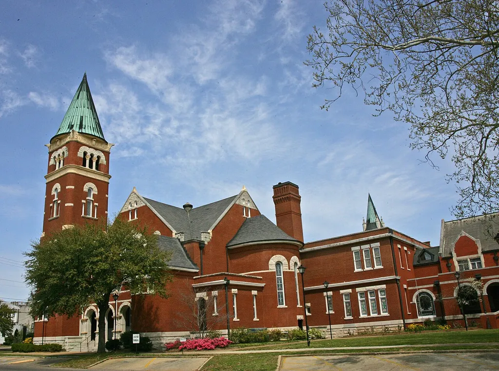 Church Street United Methodist Church in Selma, Alabama. Completed in 1901.