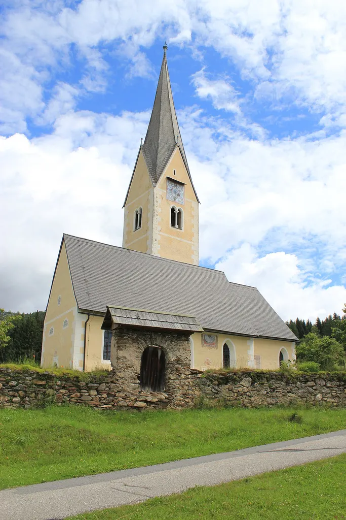 Church in Oberwöllan in the community ofArriach