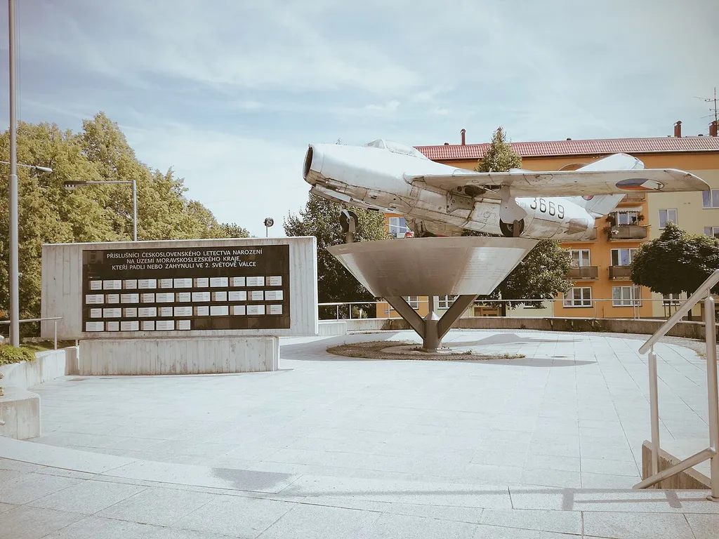 Příbor, Czech Republic, křižovatka ulic Komenského a Frenštátská