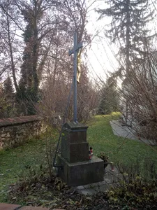 cross at the Church of the Nativity of the Virgin Mary (Záběhlice)