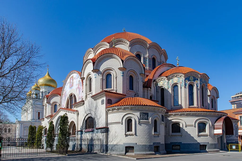 Novodevichy Resurrection Convent (Voskresénskij Novodévičij monastery) in St. Petersburg is an Orthodox nunnery of St. Petersburg Diocese of the Russian church.