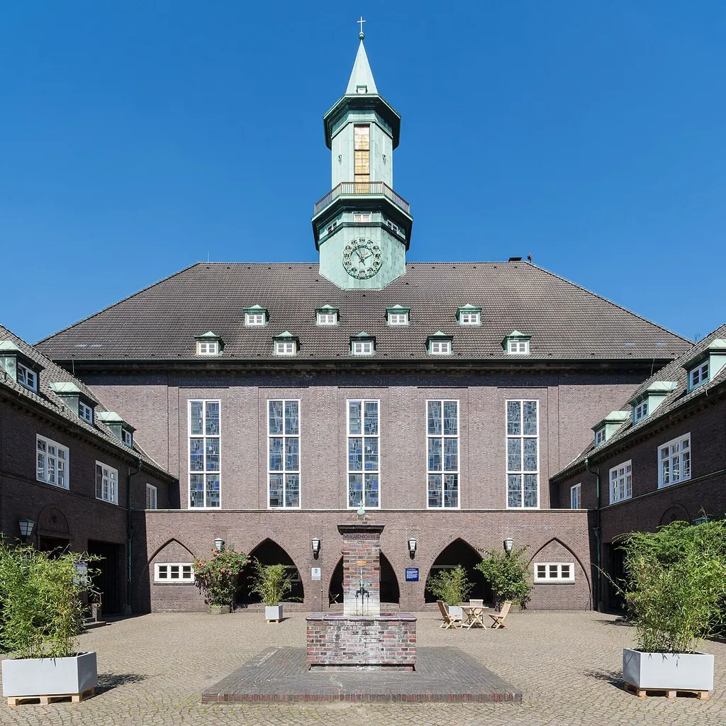 Salvator Church Uhlenhorst in Hamburg.