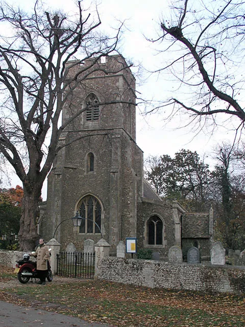 St Andrew's parish church, Toft, Cambridgeshire, seen from the west