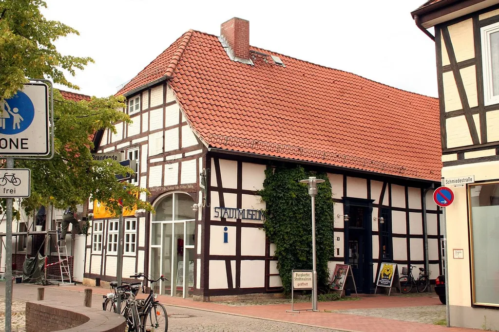 Stadtmuseum Burgdorf Schmiedestraße im August 2009, in der Altstadt von Burgdorf.
