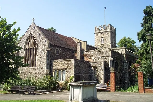 St Matthew's parish church, Portman Road, Ipswich, Suffolk, seen from the east