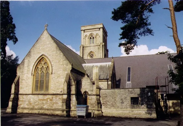 St Mark's parish church, Wallisdown Road, Talbot Village, Bournemouth, seen from the east