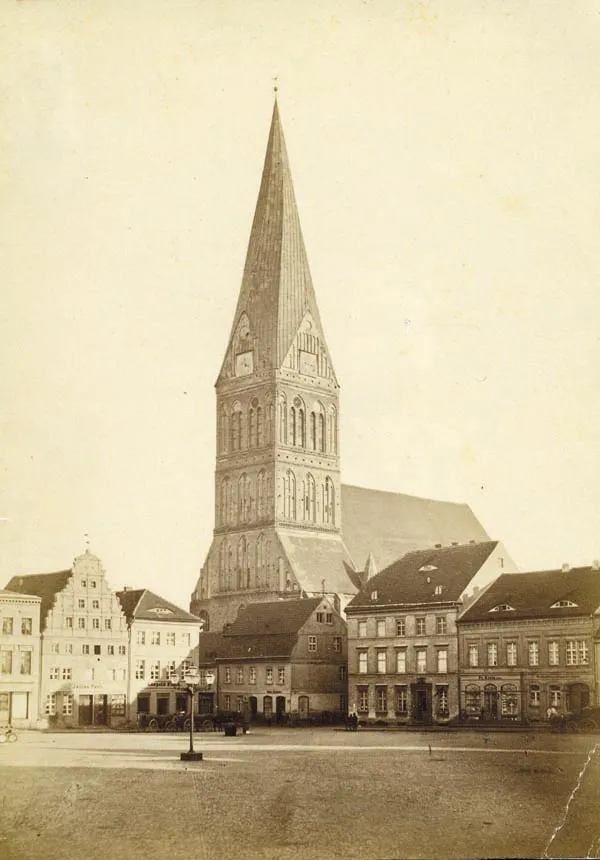 Nikolaikirche Anklam um 1880
