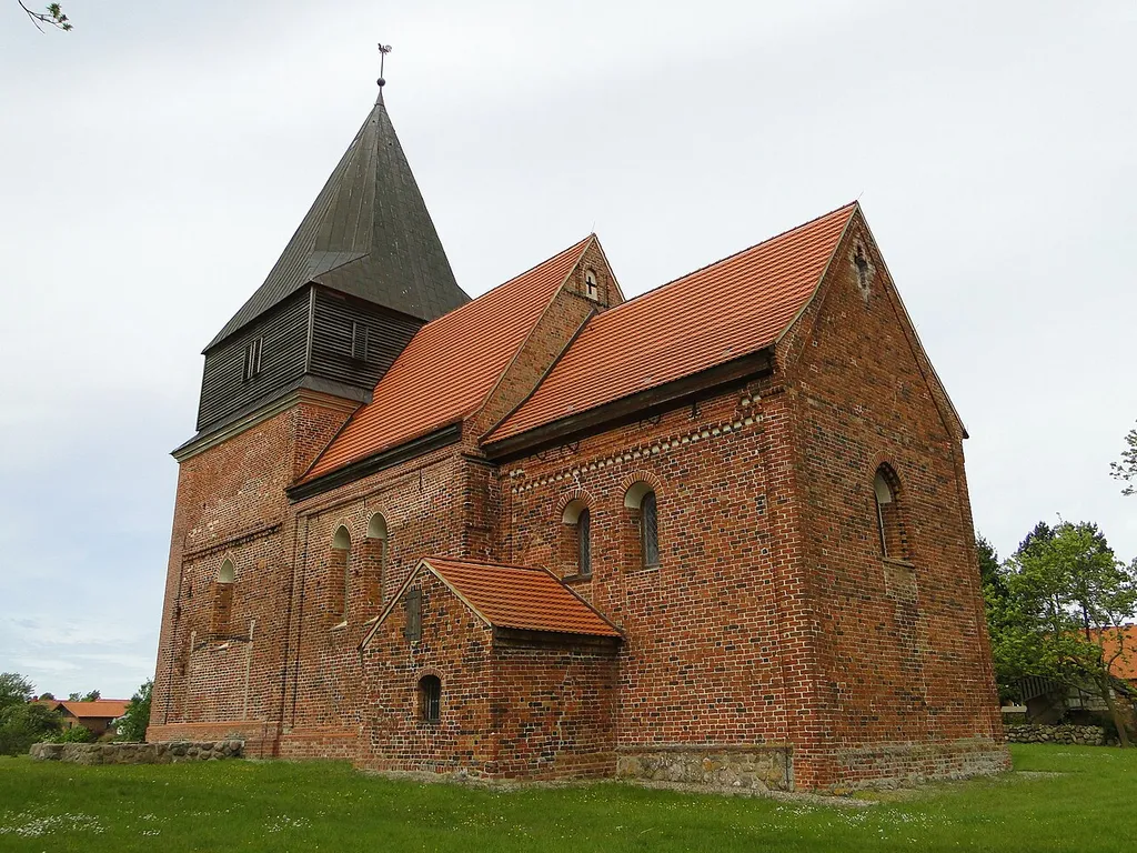 Church in Döbbersen, district Ludwigslust-Parchim, Mecklenburg-Vorpommern, Germany