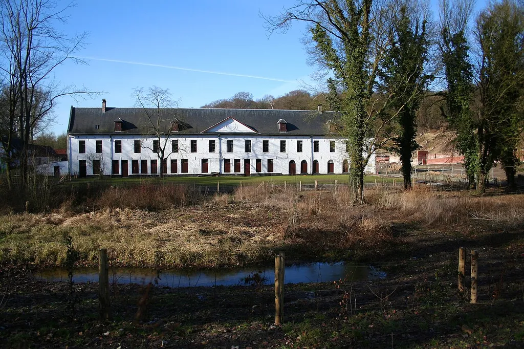 Auderghem (Belgium), southeast side of the former Red Cloister abbey priory.