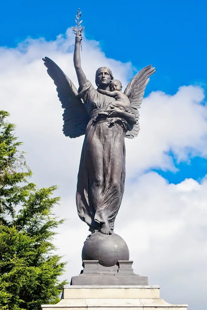 Sculpture Of The Angel Of Peace At St Mary And All Saints Church .mw-parser-output .messagebox{margin:4px 0;width:auto;border-collapse:collapse;border:2px solid var(--border-color-progressive,#6485d1);background-color:var(--background-color-neutral-subtle,#fbfcff);color:var(--color-base,#202122);box-sizing:border-box;border-inline-start-width:8px}.mw-parser-output .messagebox.mbox-small{font-size:88%;line-height:1.25em}.mw-parser-output .mbox-warning,.mw-parser-output .mbox-speedy{border:2px solid var(--border-color-error,#b22222);background:var(--background-color-error-subtle,#ffdbdb);border-inline-start-width:8px}.mw-parser-output .mbox-serious,.mw-parser-output .mbox-delete,.mw-parser-output .mbox-stop{border:2px solid var(--border-color-error,#b22222);border-inline-start-width:8px}.mw-parser-output .mbox-issue,.mw-parser-output .mbox-content{border:2px solid #f28500;background:var(--background-color-warning-subtle,#ffe);border-inline-start-width:8px}.mw-parser-output .mbox-query,.mw-parser-output .mbox-style{border:2px solid #f4c430;background:var(--background-color-warning-subtle,#ffe);border-inline-start-width:8px}.mw-parser-output .mbox-shit{border:2px solid #960;border-inline-start-width:8px}.mw-parser-output .mbox-license{border:2px solid #88a;border-inline-start-width:initial}.mw-parser-output .mbox-legal{border:2px solid var(--border-color-notice,#666);background:var(--background-color-base,#fff);border-inline-start-width:8px}.mw-parser-output .mbox-honor{border:2px solid #ca3;background:var(--background-color-warning-subtle,#fcf4db);border-inline-start-width:8px}.mw-parser-output .mbox-growth{border:2px solid #8d4;background:var(--background-color-success-subtle,#d5fdf4);border-inline-start-width:8px}.mw-parser-output .mbox-move{border:2px solid #93c;border-inline-start-width:8px}.mw-parser-output .mbox-protection,.mw-parser-output .mbox-message{border:2px solid var(--border-color-base,#aaa);border-inline-start-width:8px}.mw-parser-output .messagebox .mb