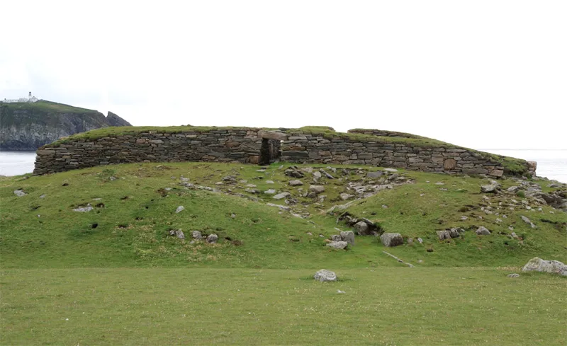 Ness of Burgi, Mainland (Shetland), Scotland - from the west