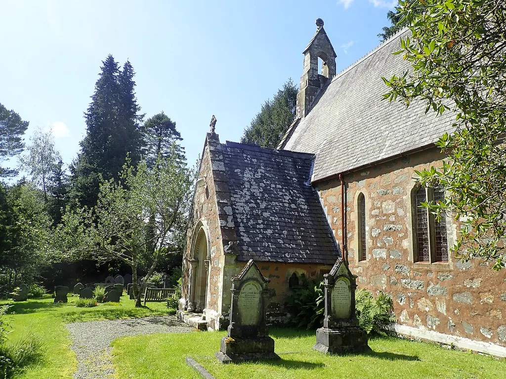 St Paul's Church, Bryncoedifor. A small mid C19 church in restrained Early English style, by Henry Kennedy, architect of Bangor. It is Grade II listed and located SE of the Afon Wnion and the A494 in its own churchyard, at the end of a lane in the centre of Bryn-Coed-Ifor.