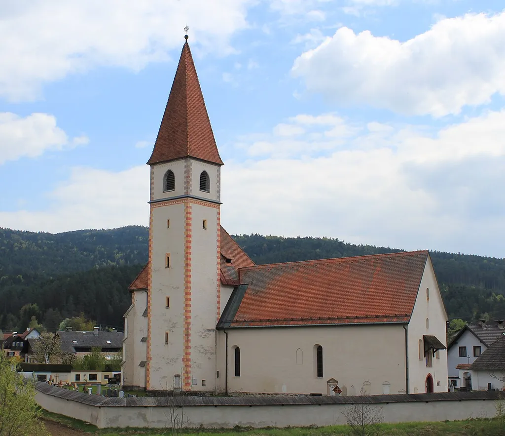 Filial-church "Assumption of Mary" in Einersdorf in the community Bleiburg