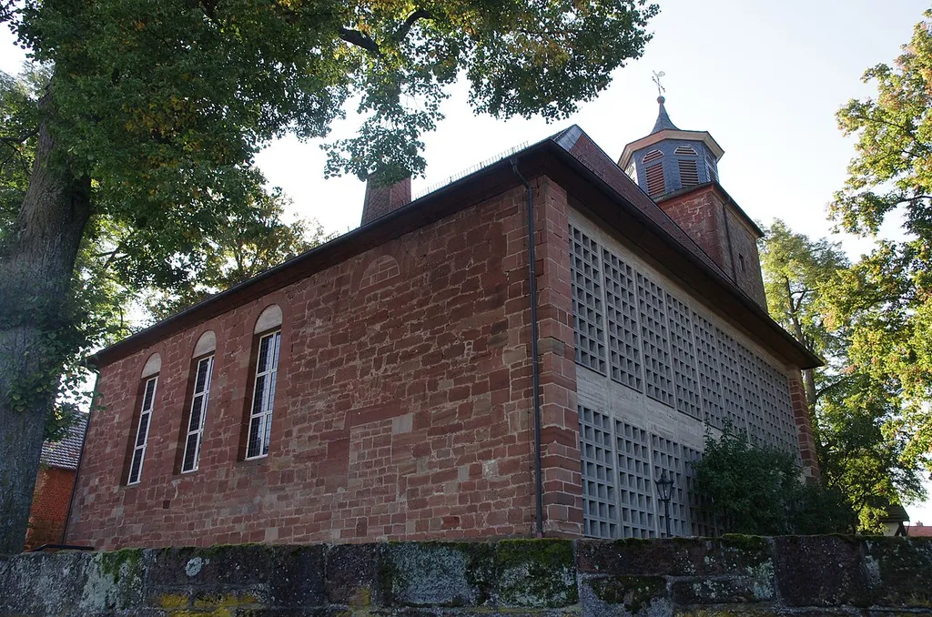 Frankenberg Ortsteil Geismar in Hessen. Die Kirche des Ortes.