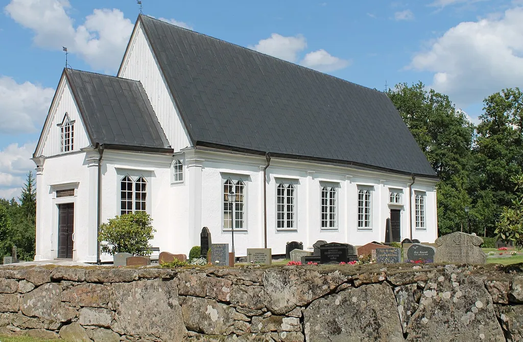 Mistelås Church. Exterior.