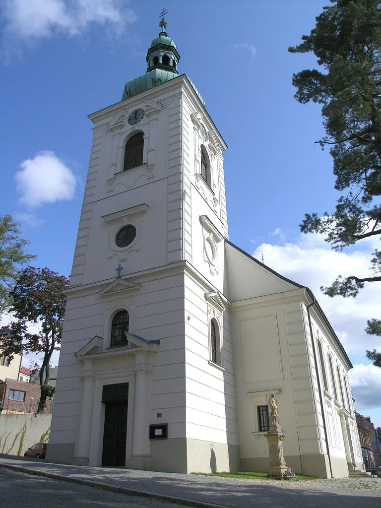 Česká republika, Jablonec nad Nisou - kostel svaté Anny (Kostelní ulice)