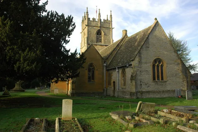St James's parish church, Badsey, Worcestershire, England, seen from the southeast