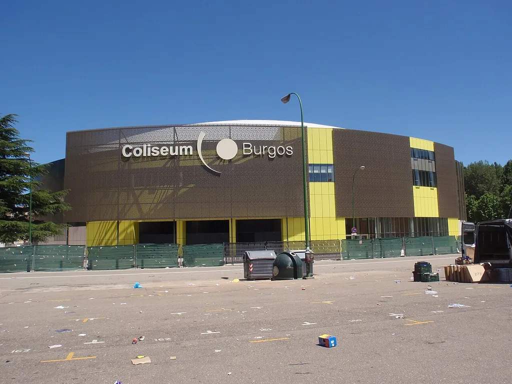 Coliseum de Burgos. Opened in 1967, was reformed and covered in 2015. It is used mainly for bullfighting.