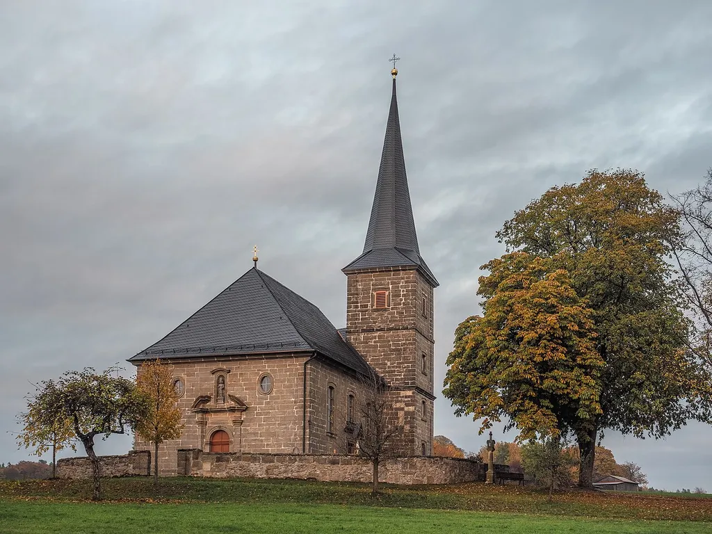Church St.Clemens in Neudorf near Weismain near Lichtenfels in Upper Franconia.