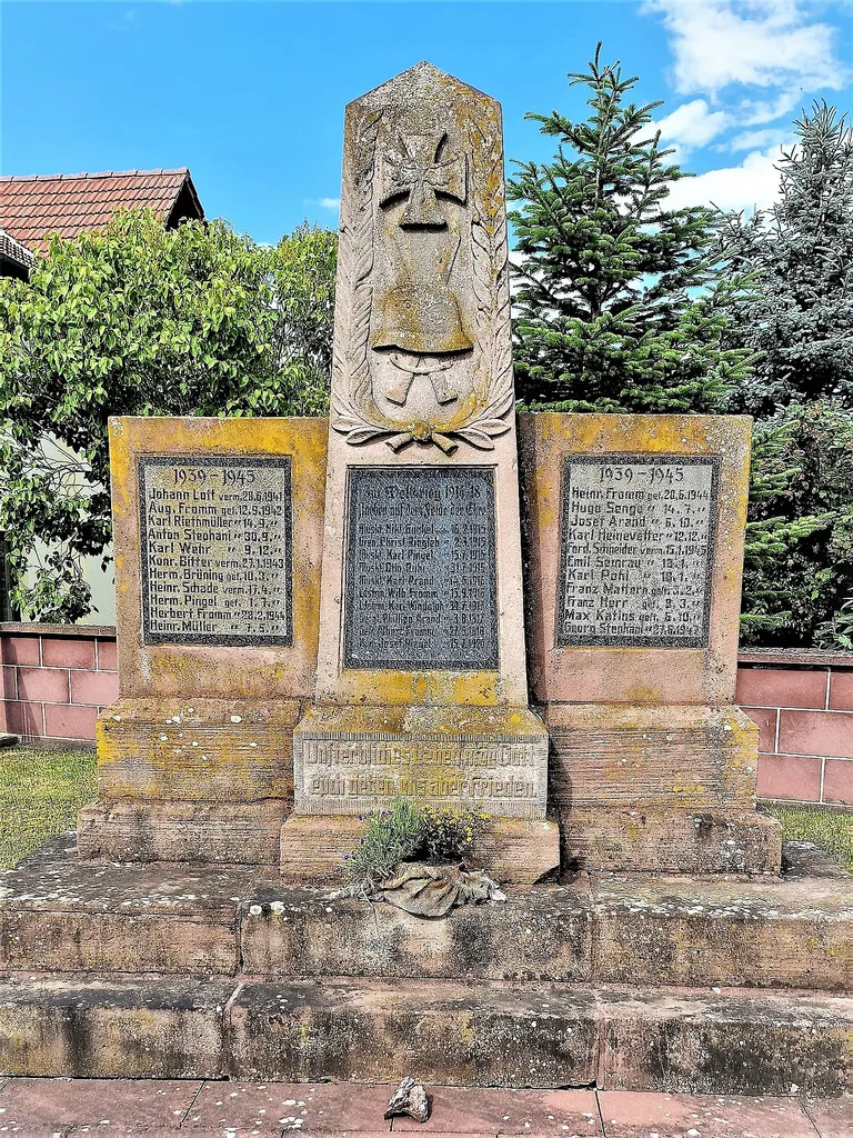 Memorial to Burgwalde in Eichsfeld