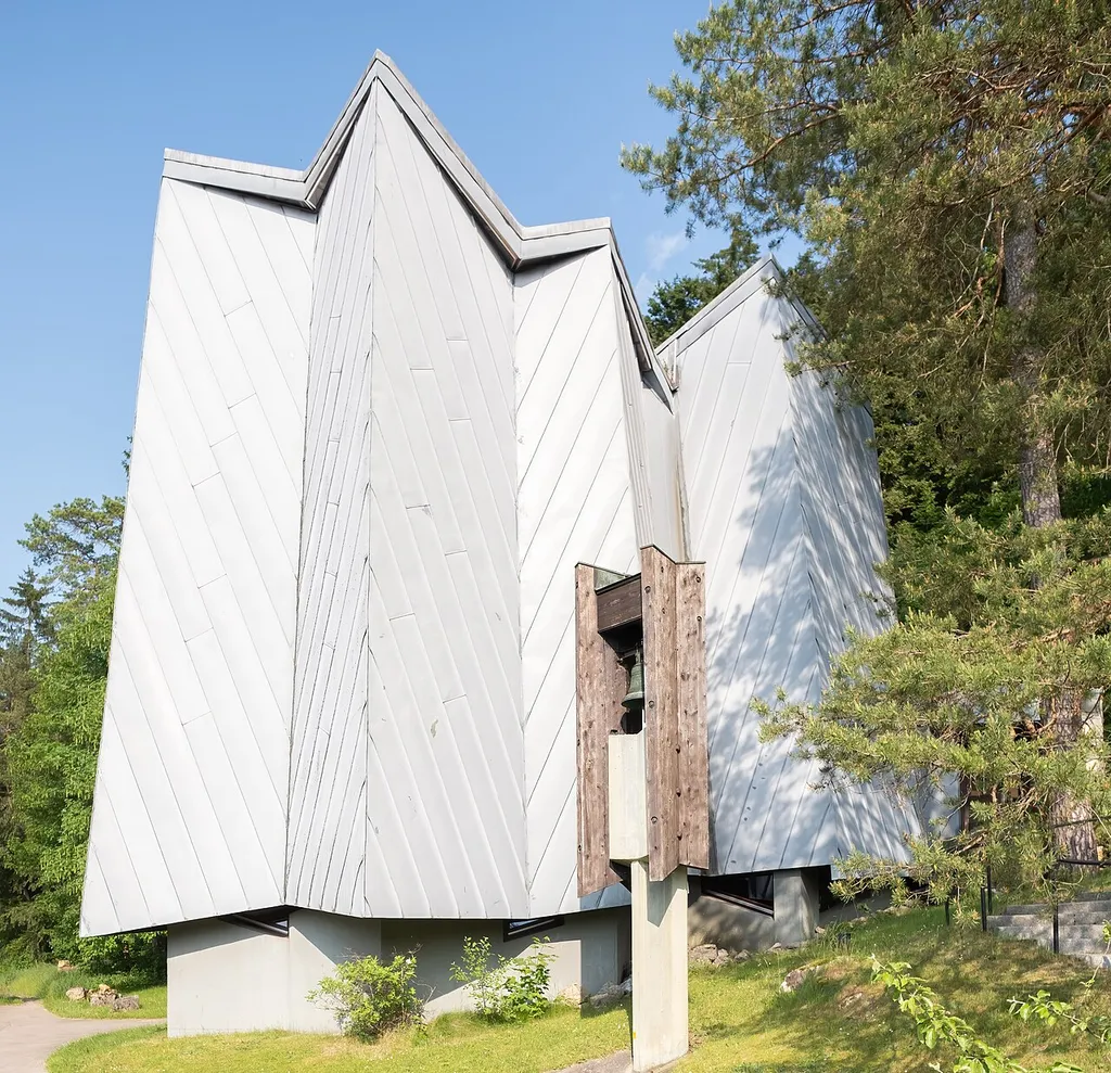 Church Versöhnungskirche, Marbach, Villingen–Schwenningen, district Schwarzwald–Baar–Kreis, Baden–Württemberg, Germany