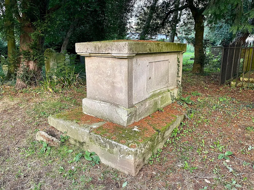 Chest tomb of Edward Burford at St Mary-at-Finchley Church This is a photo of listed building number 1271542.