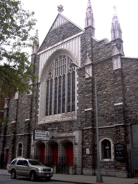 Mother African Methodist Episcopal Zion Church in Harlem, New York City, the city's oldest African-American church (photo taken 2006)