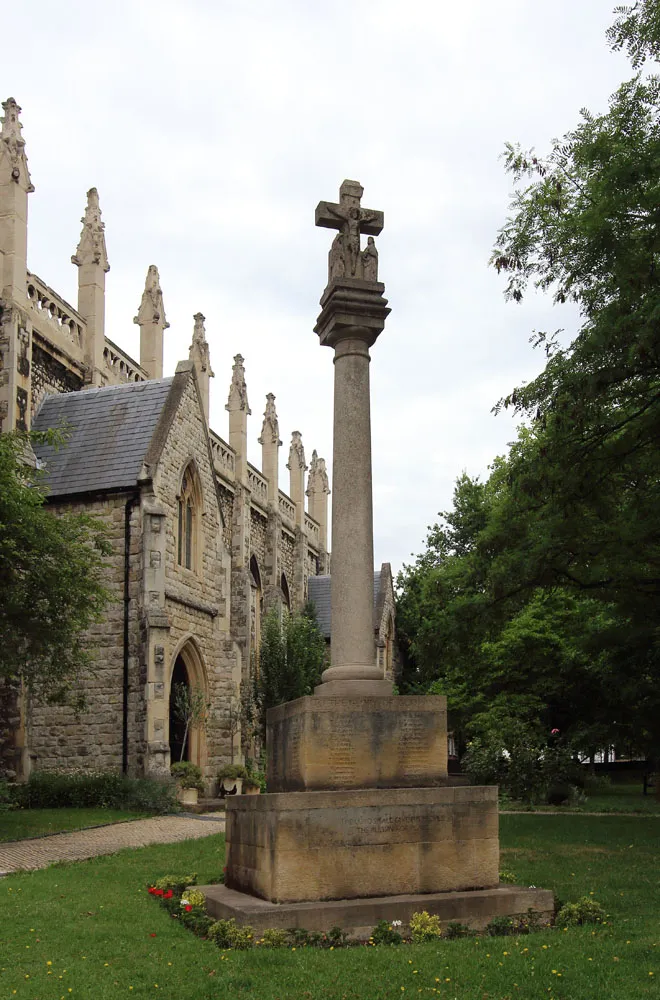 First World War memorial outside St Mark's parish church, Hamilton Terrace, London NW8