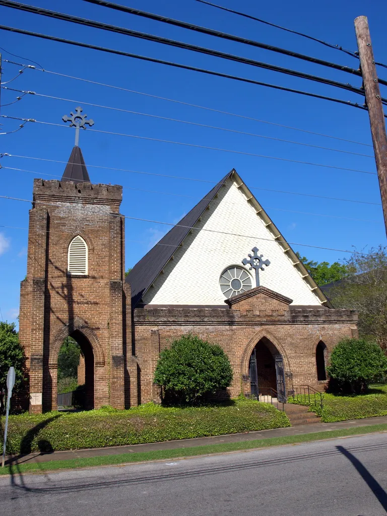 St. Thomas Episcopal Church in Greenville, Alabama, part of the South Greenville Historic District.