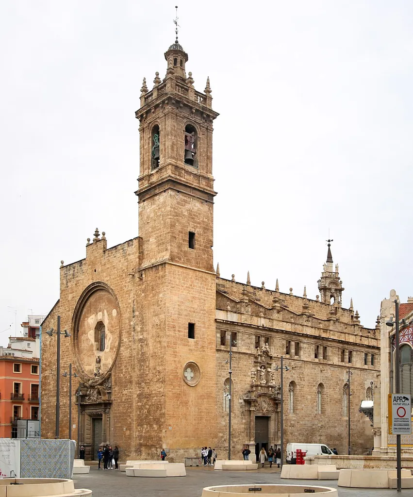 Exterior of the church of Sant Joan del Mercat (Valencia)