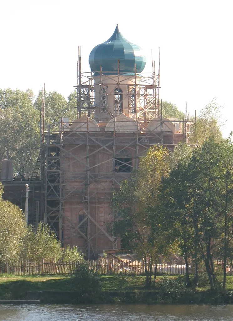 This is St. Mikalay church in village Stankovo, Belarus.