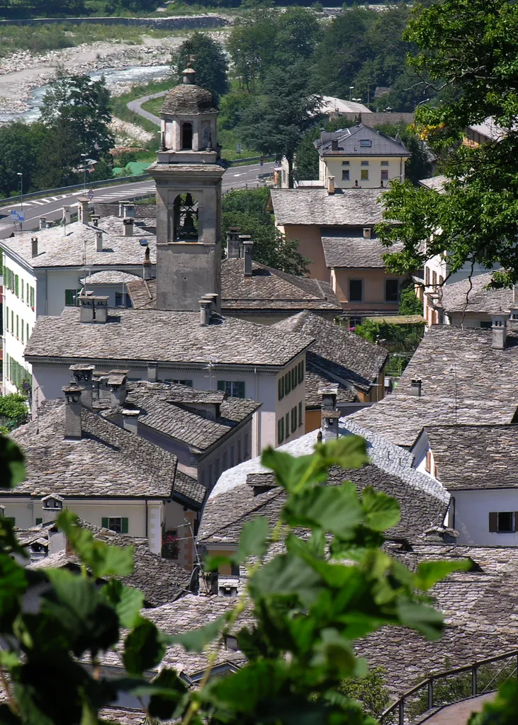 Switzerland, Graubünden, Castasegna