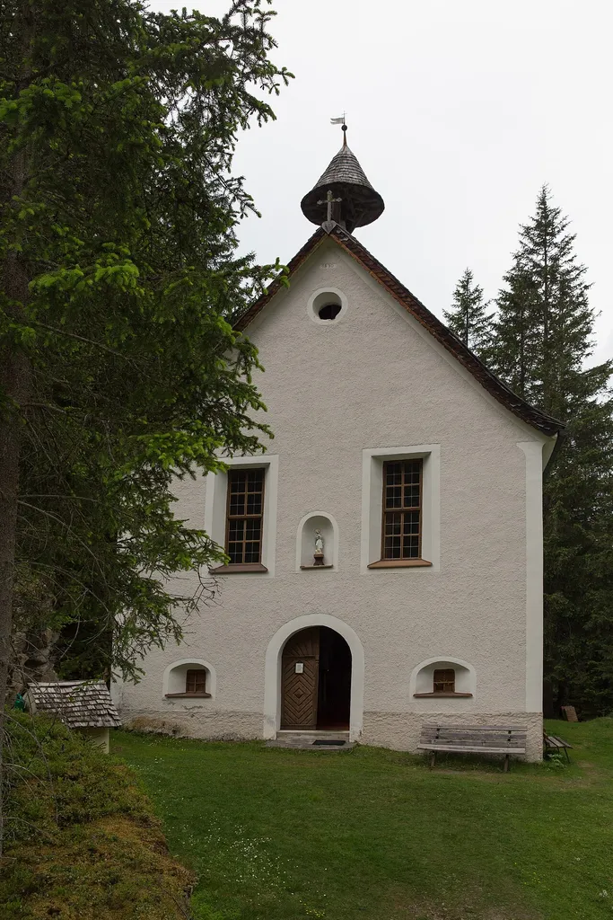 Wallfahrtskirche hl. Maria am Bichele, St. Leonhard im Pitztal, North Tyrol.