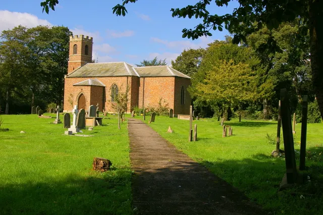 Parish Church of St John of Beverley, Wressle, East Riding of Yorkshire, England, seen from the southeast.