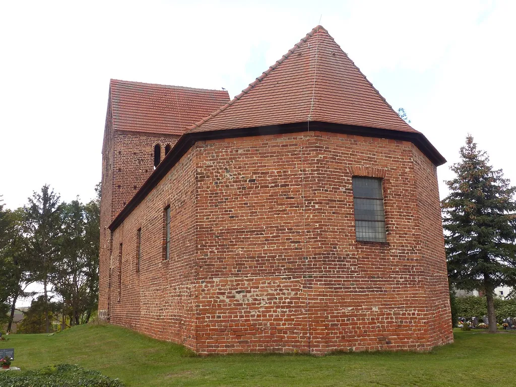 Evangelische Dorfkirche in Schönfeld (Elbe) (heute Gemeinde Kamern)