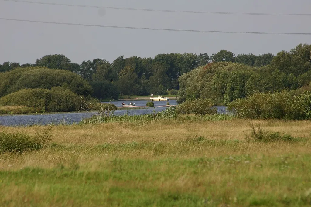 Boekzeteler Meer and Timmeler Meer, two lakes in East Frisia, Germany