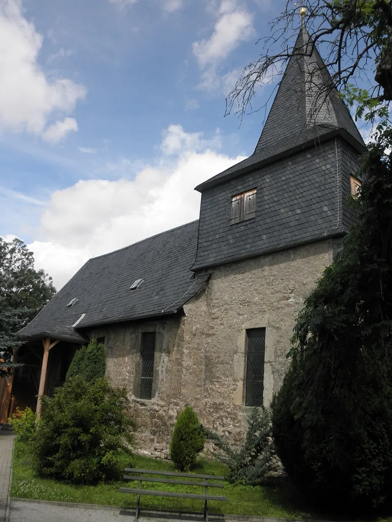 Church in Kleinromstedt (Saaleplatte) in Thuringia
