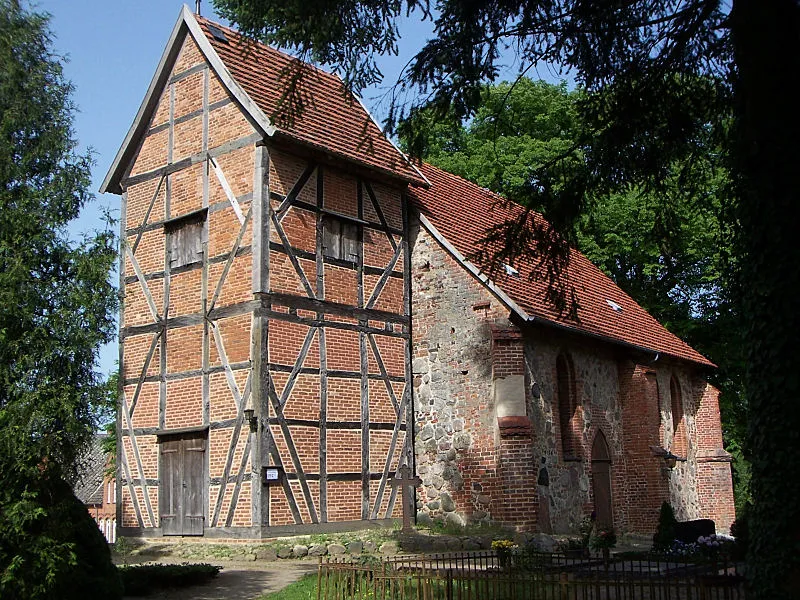 Kirche in Zapel, Landkreis Ludwigslust-ParchimLandesbibliothek MV: G. C. F. Lisch: Die Kirche zu Zapel (Landesbibliothek MV: Jahrbücher des Vereins für Mecklenburgische Geschichte und Altertumskunde, Band 27 (1862), S. 219)