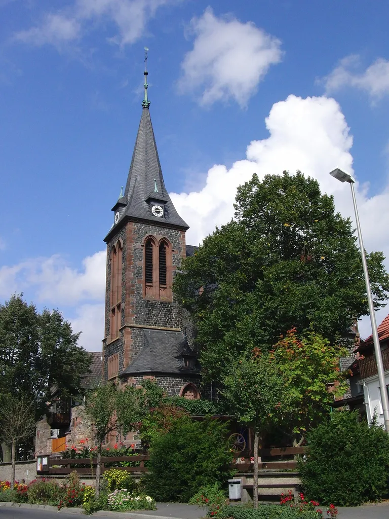 Die Kirche von Allendorf an der Landsburg(Hessen)