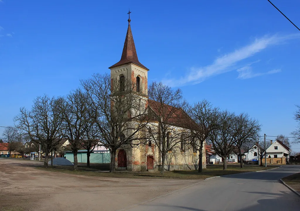 Holy Trinity Church in Blatnice, Czech Republic.