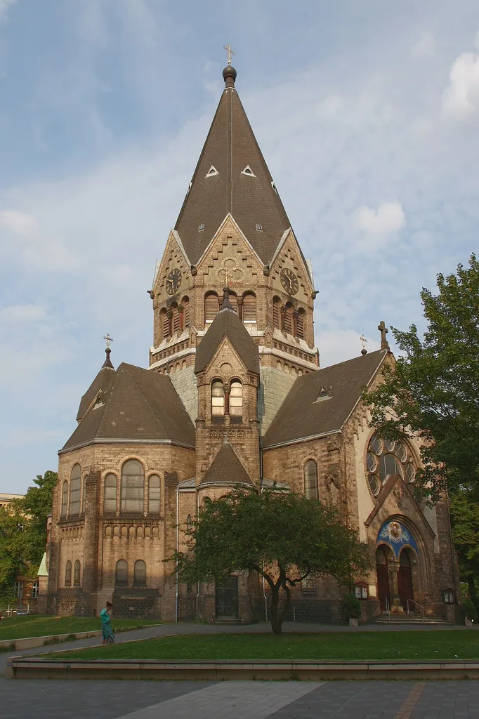 Orthodox church of St. John of Kronstadt in Hamburg-St.Pauli, view from the south-west