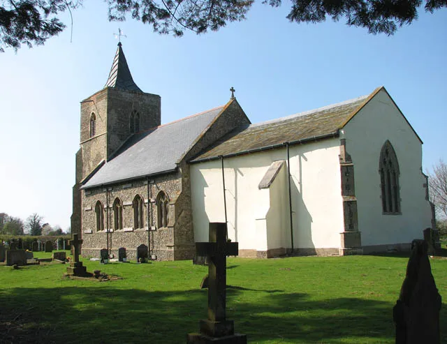 All Saints' parish church, Great Fransham, Norfolk, seen from the southeast